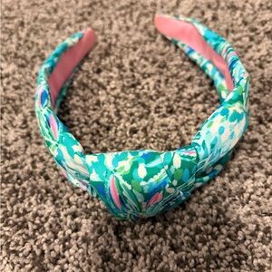 Lilly Pulitzer Floral Headband - Blue and Pink